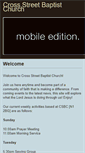 Mobile Screenshot of csbaptistchurch.org