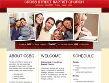 Tablet Screenshot of csbaptistchurch.org